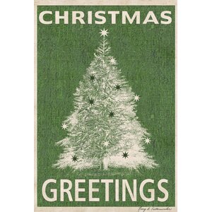 Christmas Greetings Garden flag