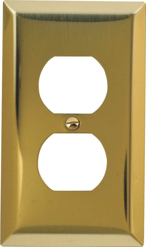 1-Gang Duplex Outlet Wall Plate