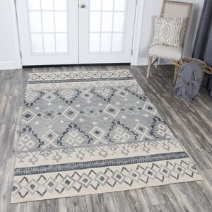 Sorensen Hand-Tufted Natural Wool Area Rug