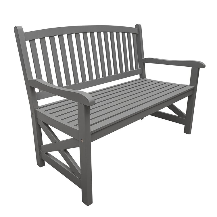 August Grove® Des Wooden Park Bench | Wayfair