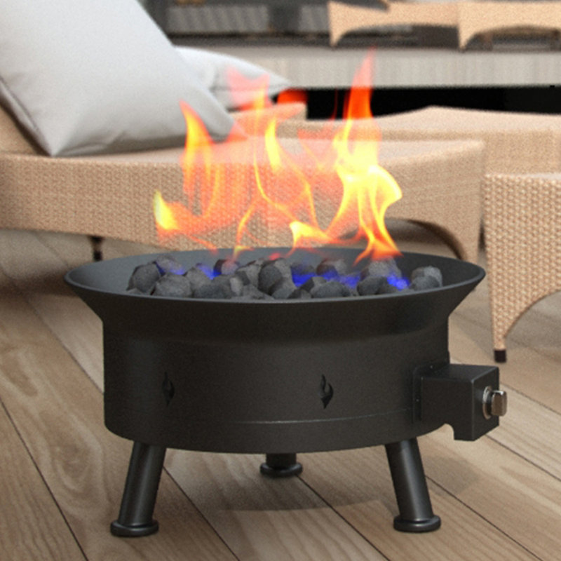 Red Barrel Studio Paulk Camp 58 000 Btu Portable Propane Fire Pit