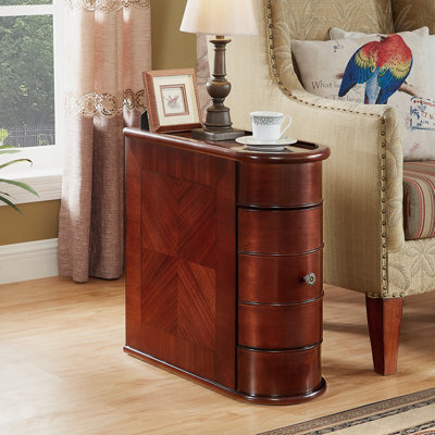 Aldersleigh 2 - Drawer Solid Wood End Table