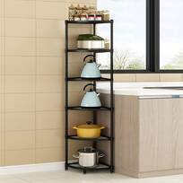 6 Tier Chrome Metal Storage Rack/Pan Stand Saucepan Storage /Shelving Kitchen