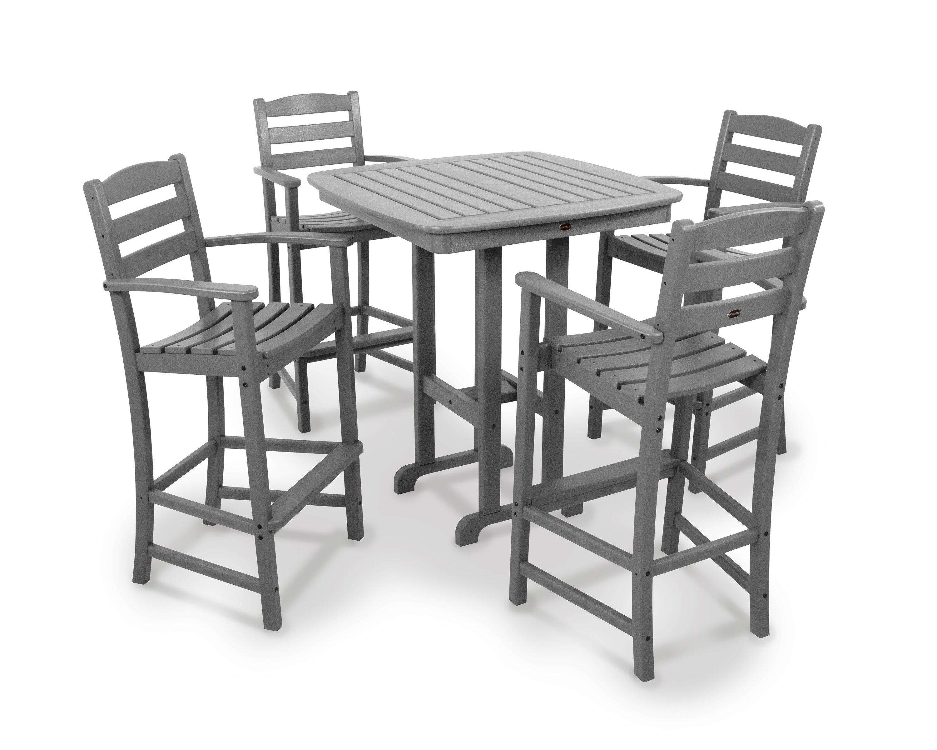 polywood bar height bistro set