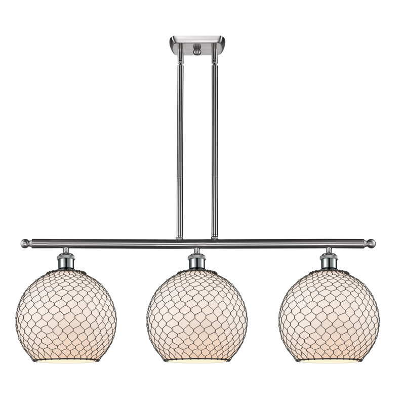 Innovations Lighting Farmhouse Chicken Wire 3 Light Kitchen