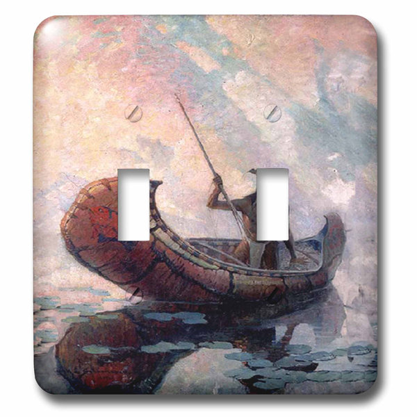 3drose Ojibway Indian 2 Gang Toggle Light Switch Wall Plate Wayfair