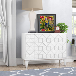 Kynthia 2 Door Console Table by Wrought Studio Reviews