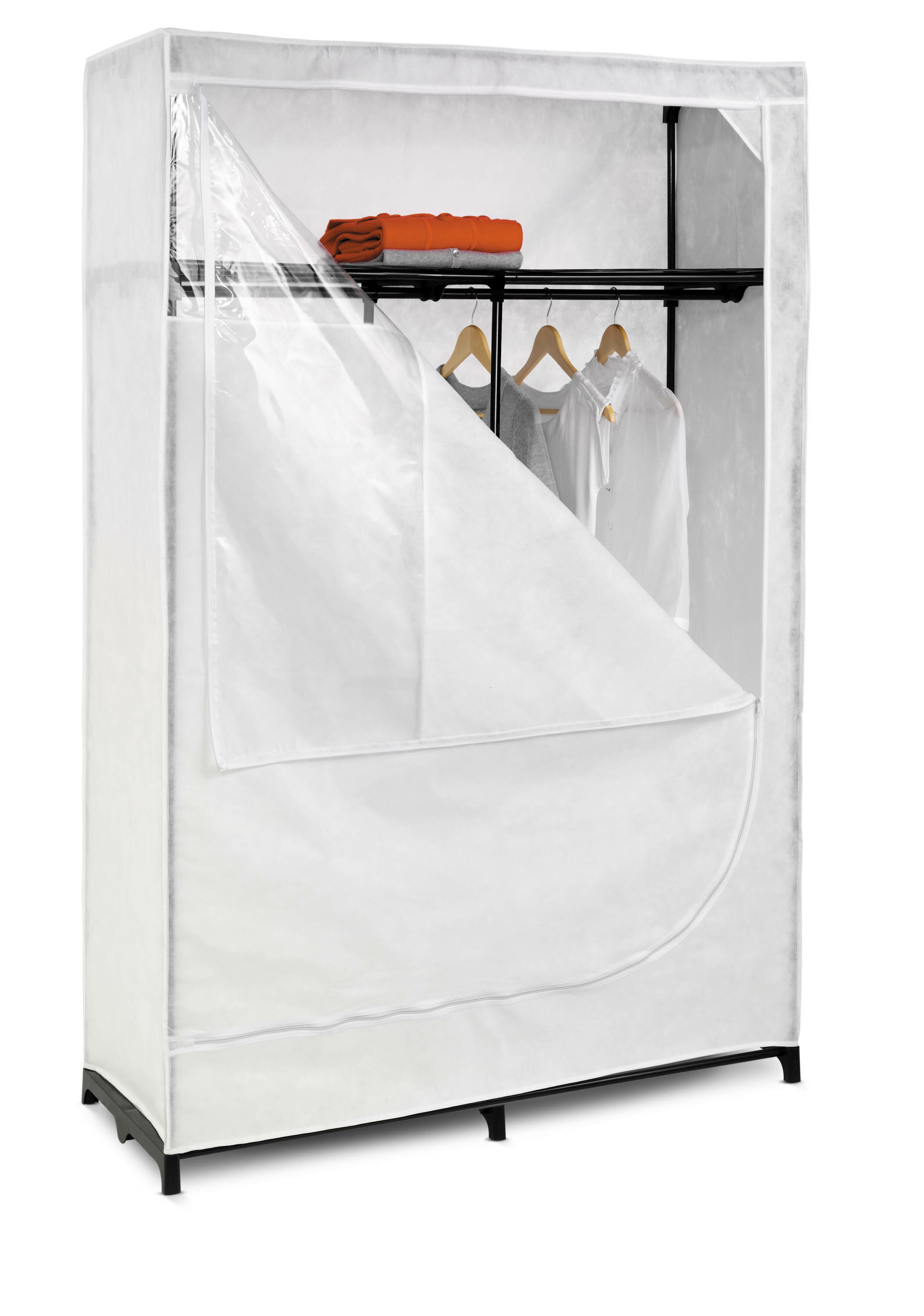 Honey Can Do 46 W Portable Wardrobe Reviews Wayfair