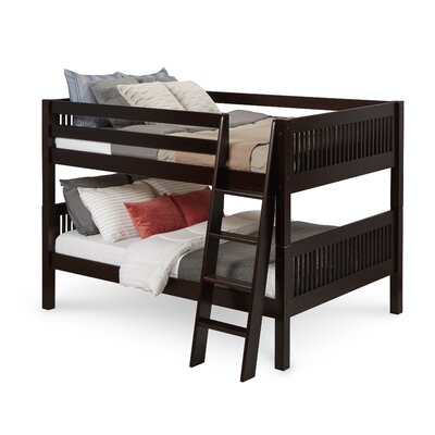 Oakwood Full Over Full Bunk Bed Harriet Bee Color Cappuccino