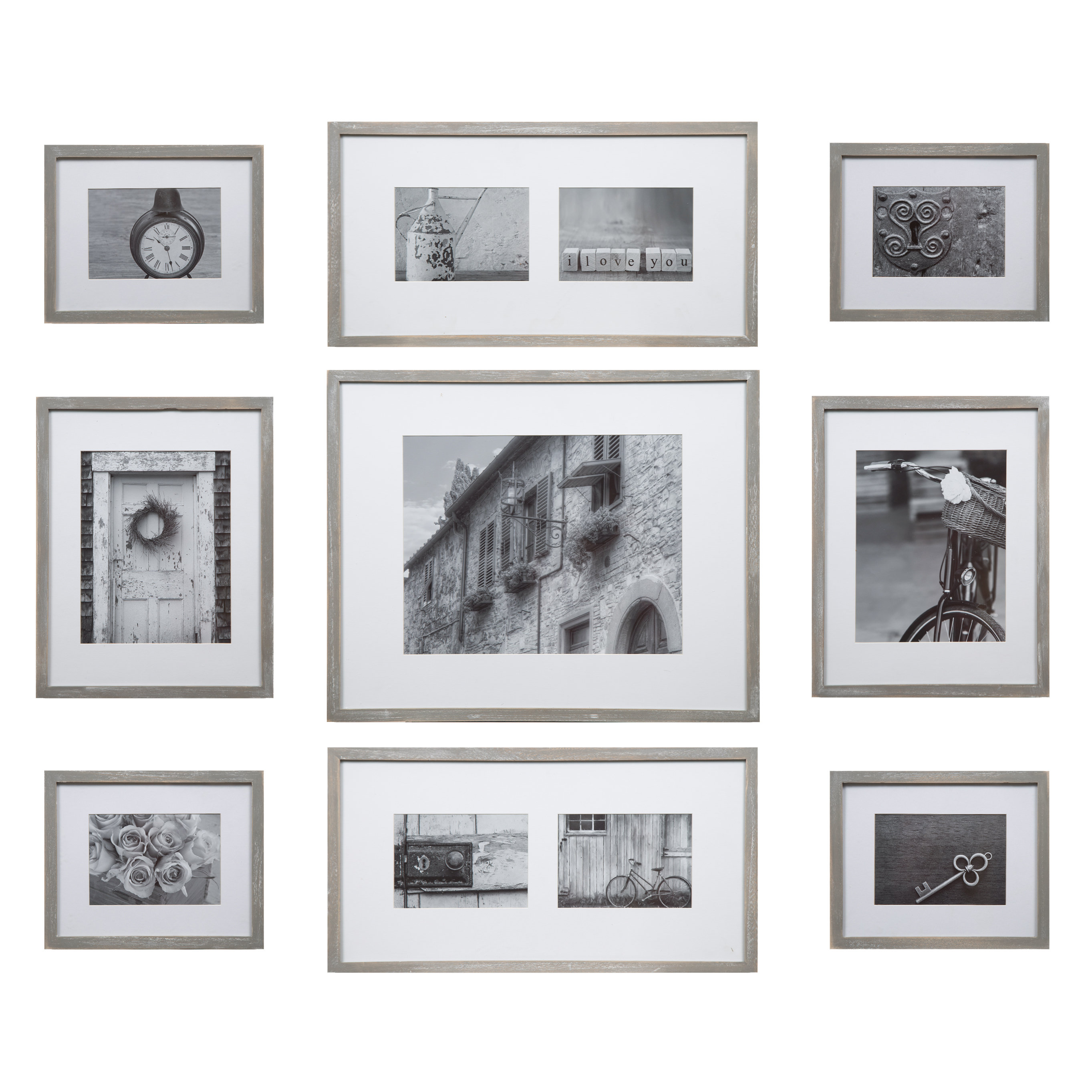 Gracie Oaks Marquard 9 Piece Wall Gallery Picture Frame Set Gracie Oaks Marquard 9 Piece Wall Gallery Picture Frame Set