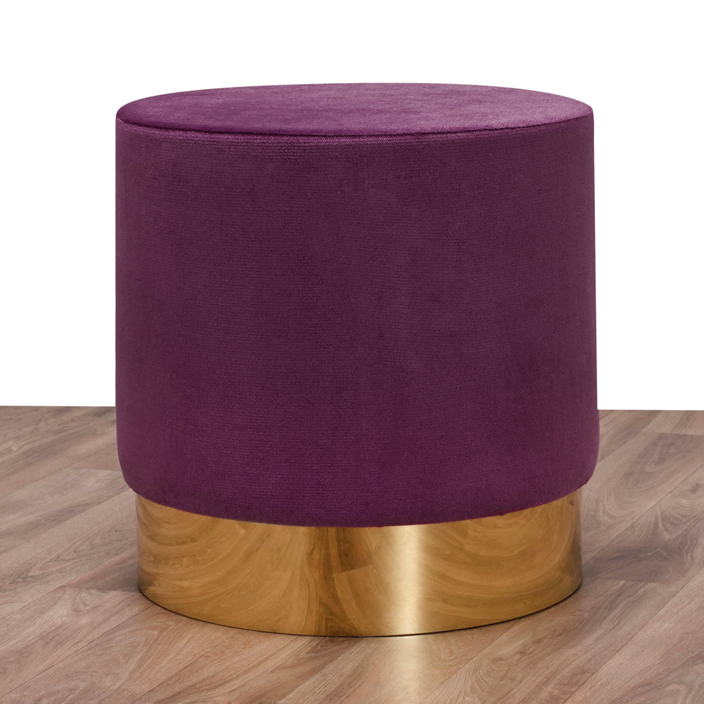 Everly Quinn Hudgins 15 7 Round Standard Ottoman Wayfair