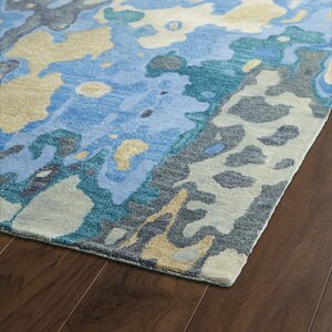 Virginis Blue Area Rug