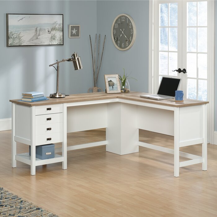 Highland Dunes Myrasol L-Shape Executive Desk