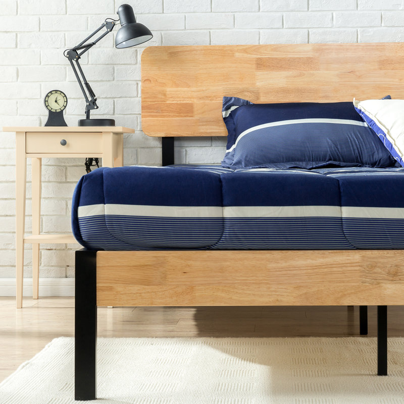 Metal And Wood Bed Frames zinus tuscan metal/wood platform bed & reviews | wayfair Metal And Wood Bed Frames zinus tuscan metal/wood platform bed & reviews | wayfair