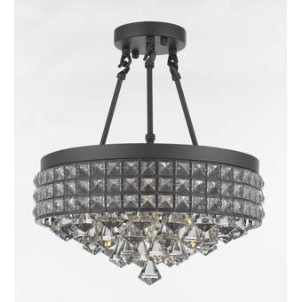 17 Stories Moua 3 Light Statement Globe Chandelier Wayfair