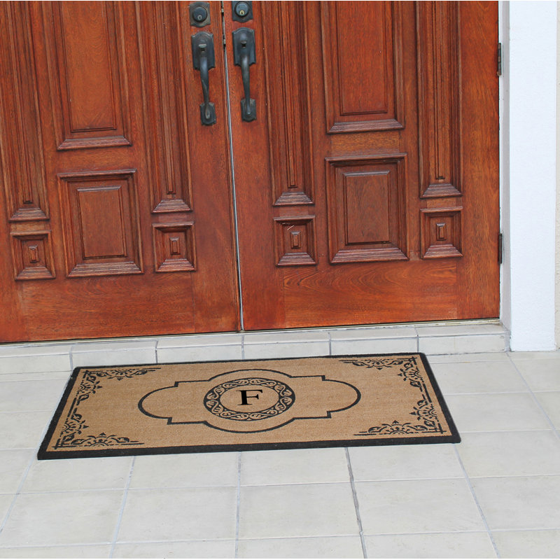 Charlton Home Stephengould Monogrammed 48 In X 30 In Outdoor Door Mat Reviews Wayfair