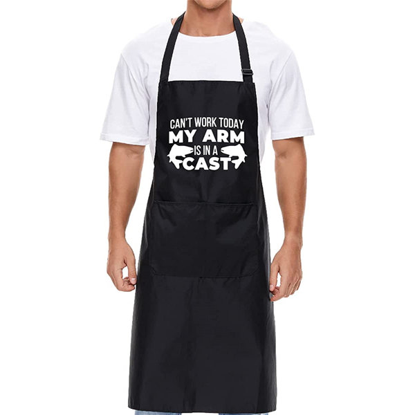 Chef Unisex Printed Adjustable Bib Apron Perfect Restaurants and Gifts 
