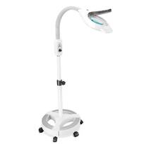 Tacoday Magnifying Floor Lamp With Stand, 8 Diopter Real Glass Lens - 5X, 3  Color Modes, Stepless Dimming, Adjustable Swivel Arm With Clamp, LED  Magnifier Light For Close Work, Repair, Craft, Reading - White | Wayfair
