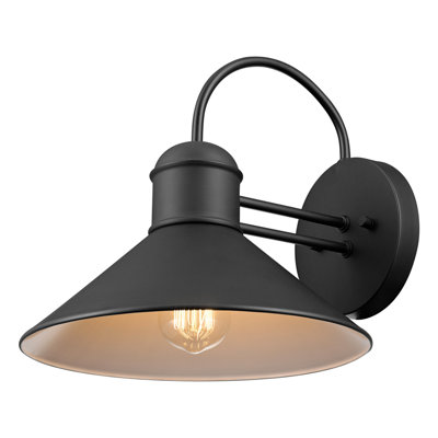 Mukilteo Black 7\" H Outdoor Barn Light
INCOMPLETE 