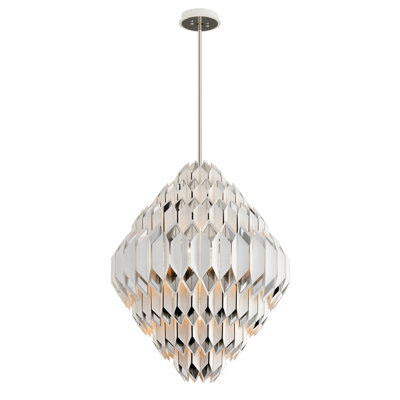 Haiku 17-Light Geometric Chandelier Corbett Lighting