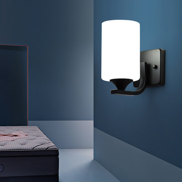 Ebern Designs Modern Frosted Glass Wall Light Bulb LED ...