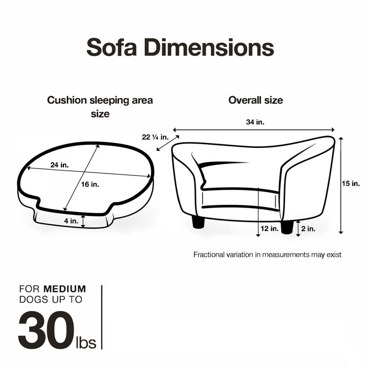 constantine dog sofa