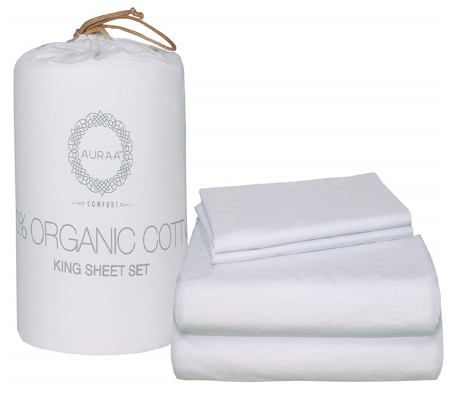 organic cot sheet set