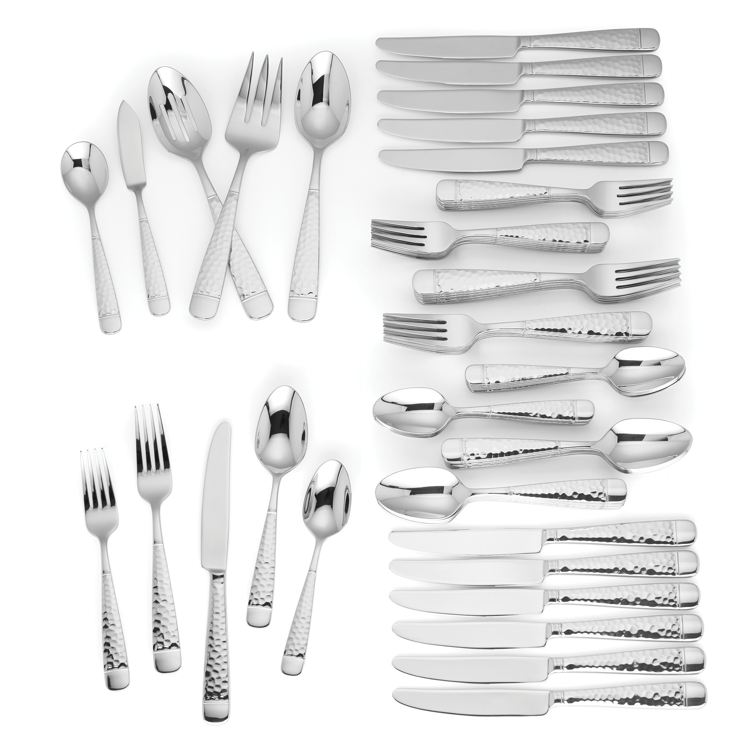 Lenox Stainless Steel Flatware Set of 65 Wayfair