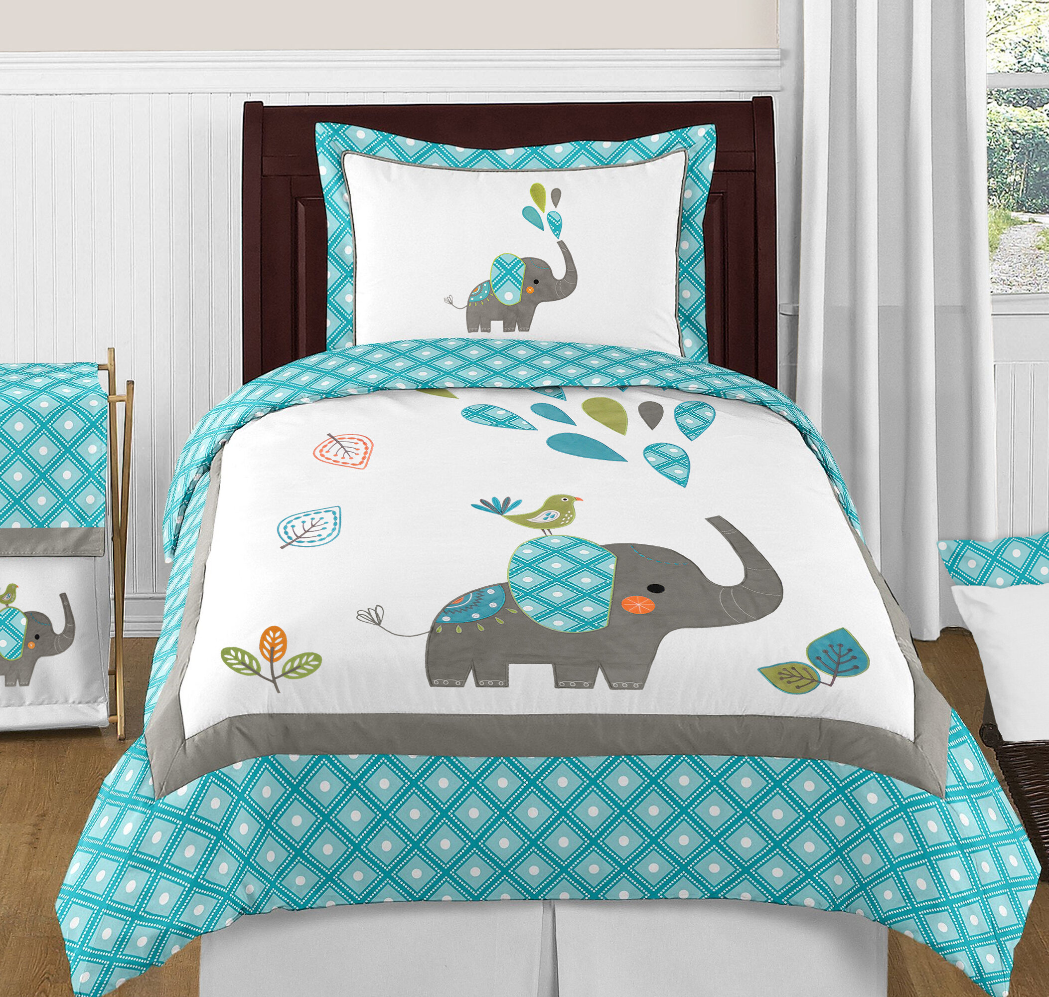 Sweet Jojo Designs Mod Elephant Comforter Set Reviews Wayfair