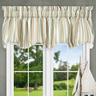 Striped Valances Kitchen Curtains You Ll Love Wayfair Save To Idea Board