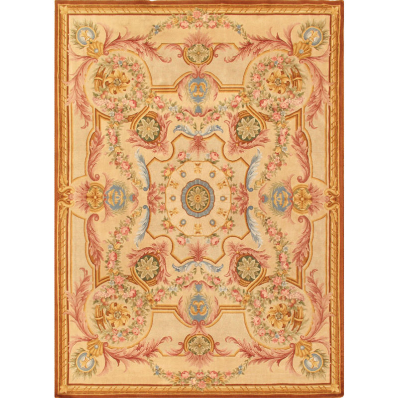 Pasargad Savonnerie Traditional Lamb S Wool Area Rug Wayfair Pasargad Savonnerie Traditional Lamb S