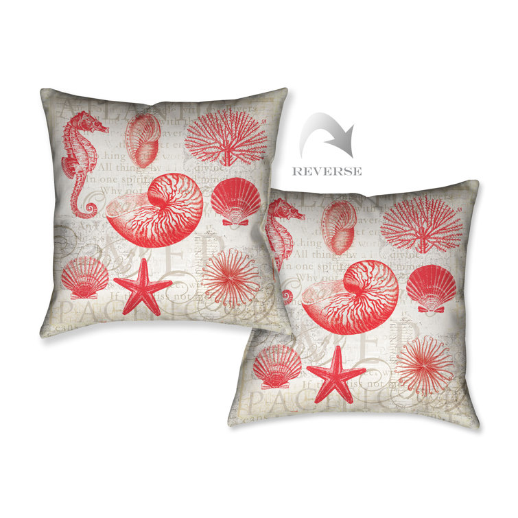 wayfair red throw pillows