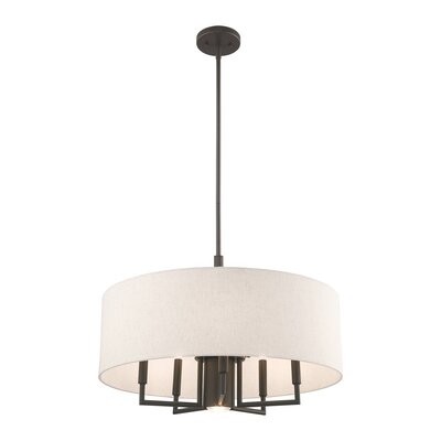 paquette shaded drum chandelier