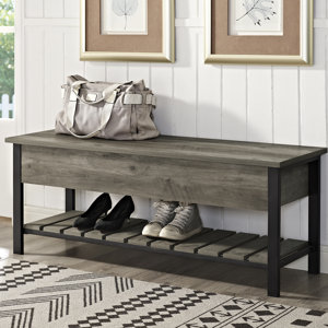 Savon Open-Top Wood Storage Bench