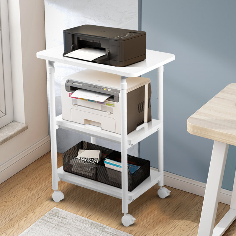 Topbuy Adjustable Rolling Under Desk Printer Stand & Reviews | Wayfair