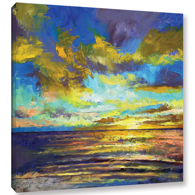 Latitude Run Sunset Key Largo Painting Print On Wrapped Canvas