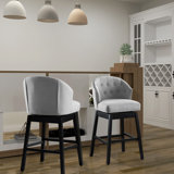 Holyoke Swivel 29 Bar Stool (Set of 2) by Andover Mills™