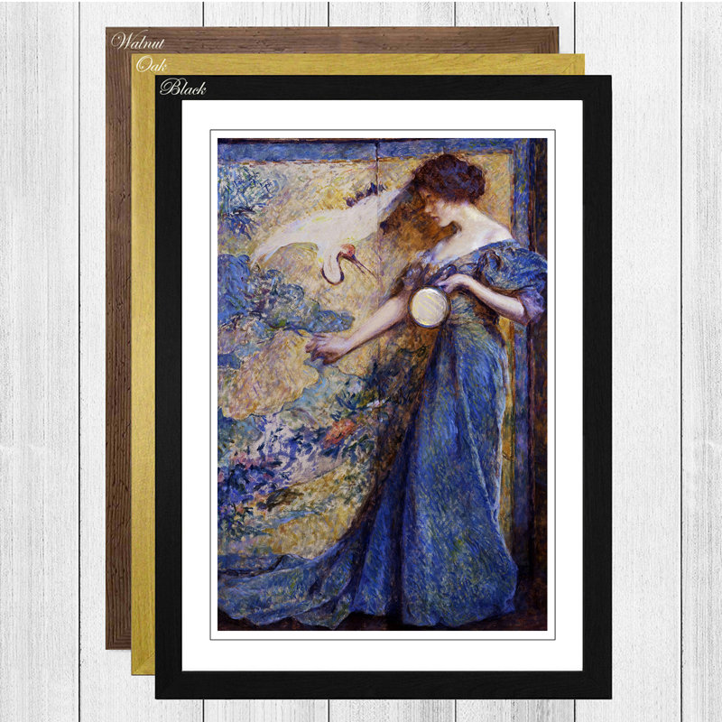 East Urban Home Robert Reid The Mirror Framed Painting Print