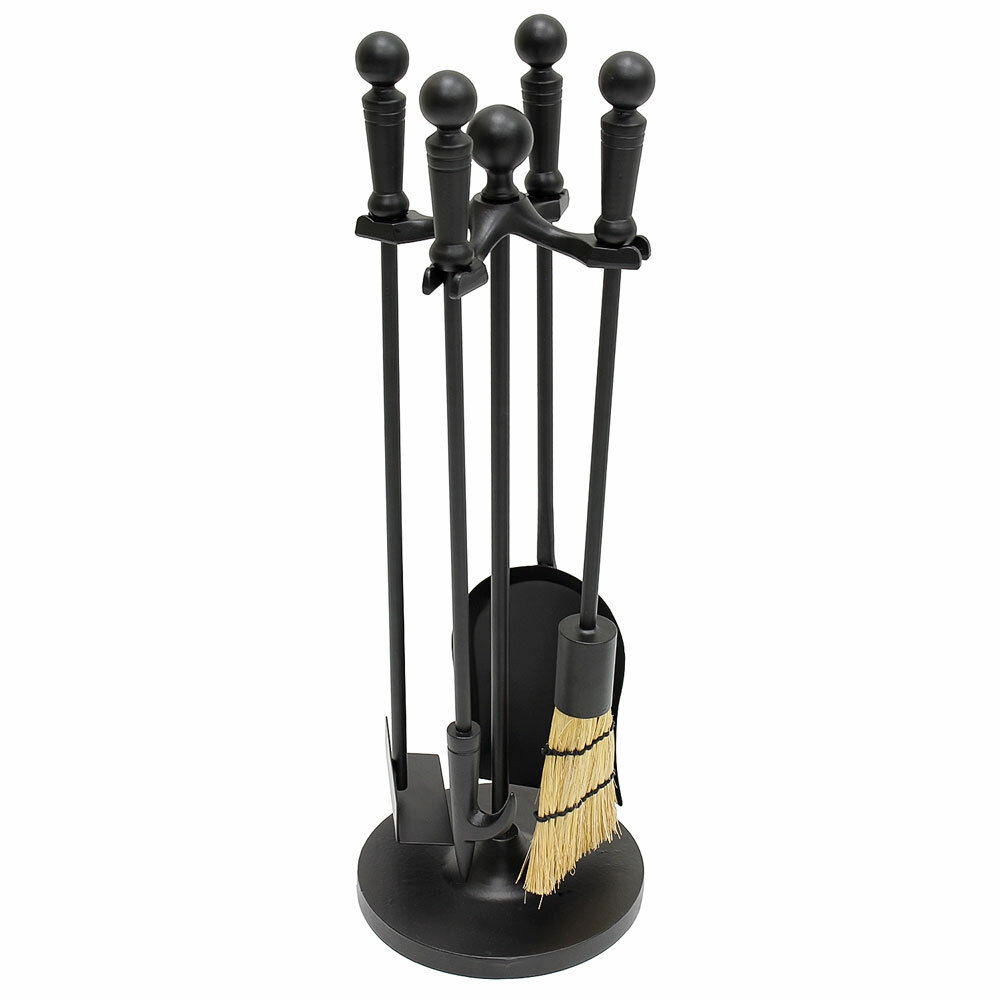 Minuteman Paxton Mini 5 Piece Iron Fireplace Tool Set Wayfair