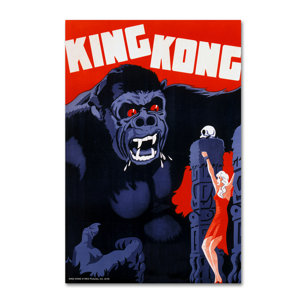'King Kong 3' Vintage Advertisement on Canvas