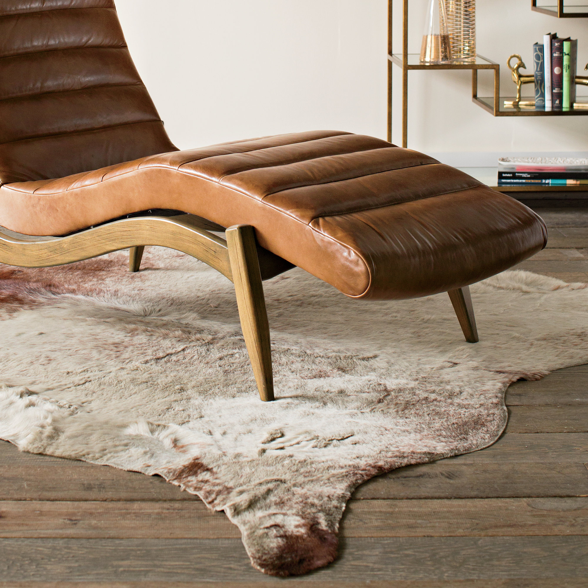 Wade Logan Lorain Light Brindle Tan Cowhide Rug Reviews Wayfair