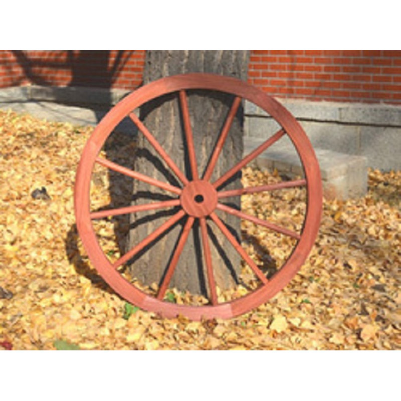 Gardenised Decorative Antique Wagon Wheel Garden Art Wayfair