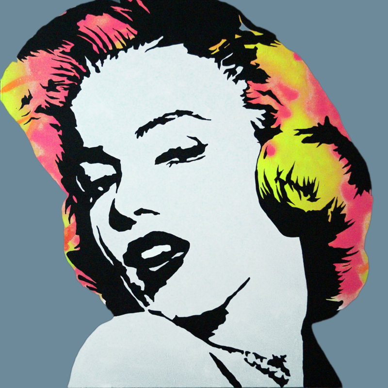 Buy Art For Less Marilyn Monroe Lady Luck By Pop Art Queen