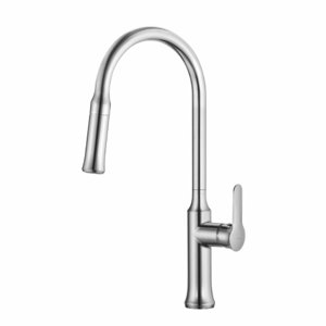 Nolau2122 Single Handle Deck Mount Pull Down Kitchen Faucet