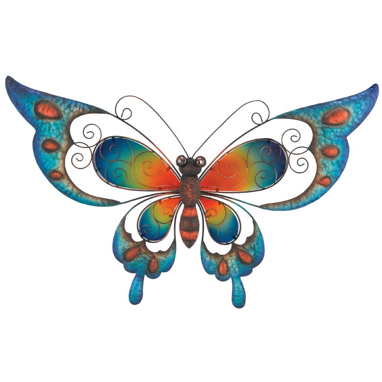 Metal 3D Watercolor Butterfly Wall Decor