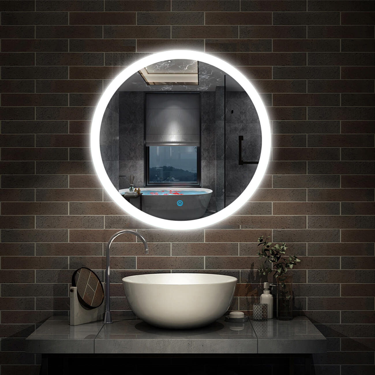 Latitude Run Nisse Fog Free Bathroom Mirror Reviews Wayfaircouk