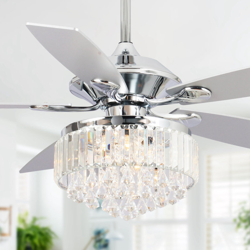 House of Hampton® Estill 52'' Ceiling Fan with Light Kit & Reviews ...