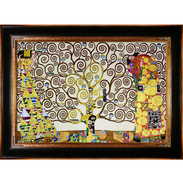Vault W Artwork The Tree Of Life Stoclet Frieze 1909 Metallic