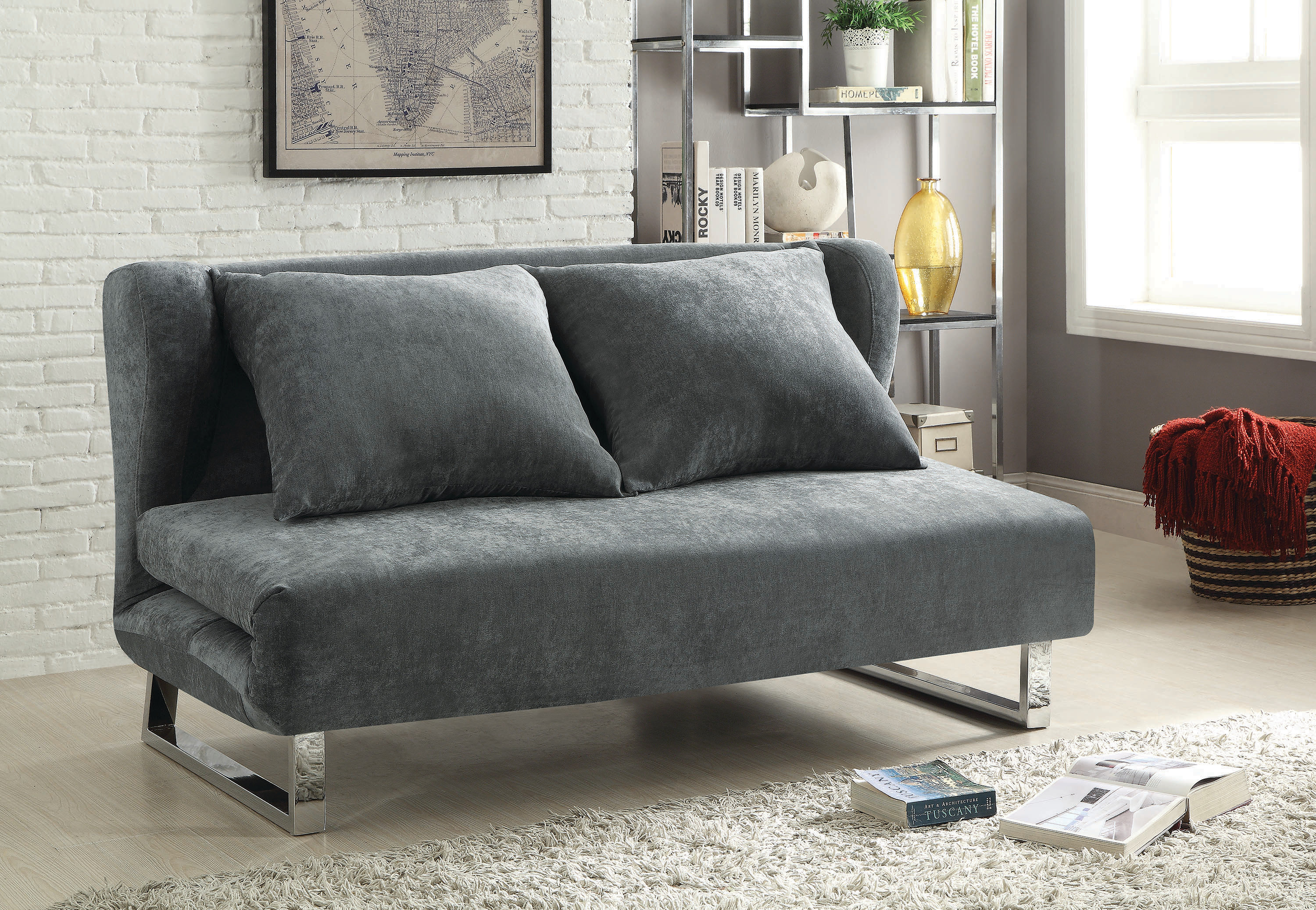 Orren Ellis Dakota Queen Tight Back Convertible Sofa Wayfair