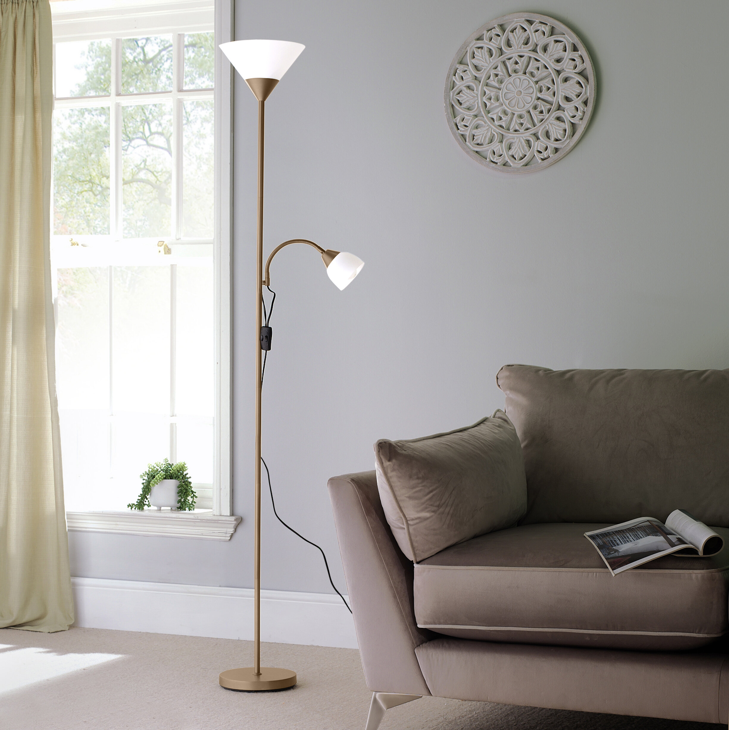 spelen huren Kleverig Zipcode Design Estela 180cm Uplighter Floor Lamp & Reviews | Wayfair.co.uk